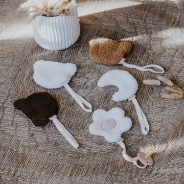 Schnullerhalter aus Teddystoff