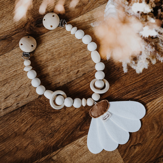 Kinderwagen Girlande mit Gänseblümchen