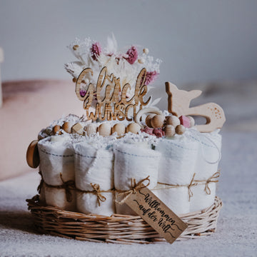 Windeltorte für Mädchen / Reh