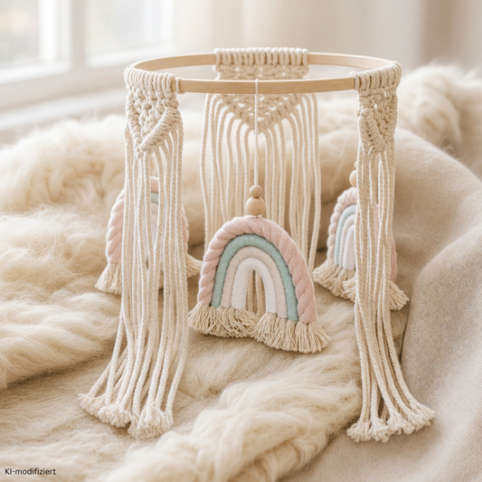 Makramee_Regenbogen_Mobilie_im_Boho_Stil
