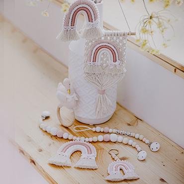 6- teiliges wunderschönes Baby Set mit viel Liebe zum Detail